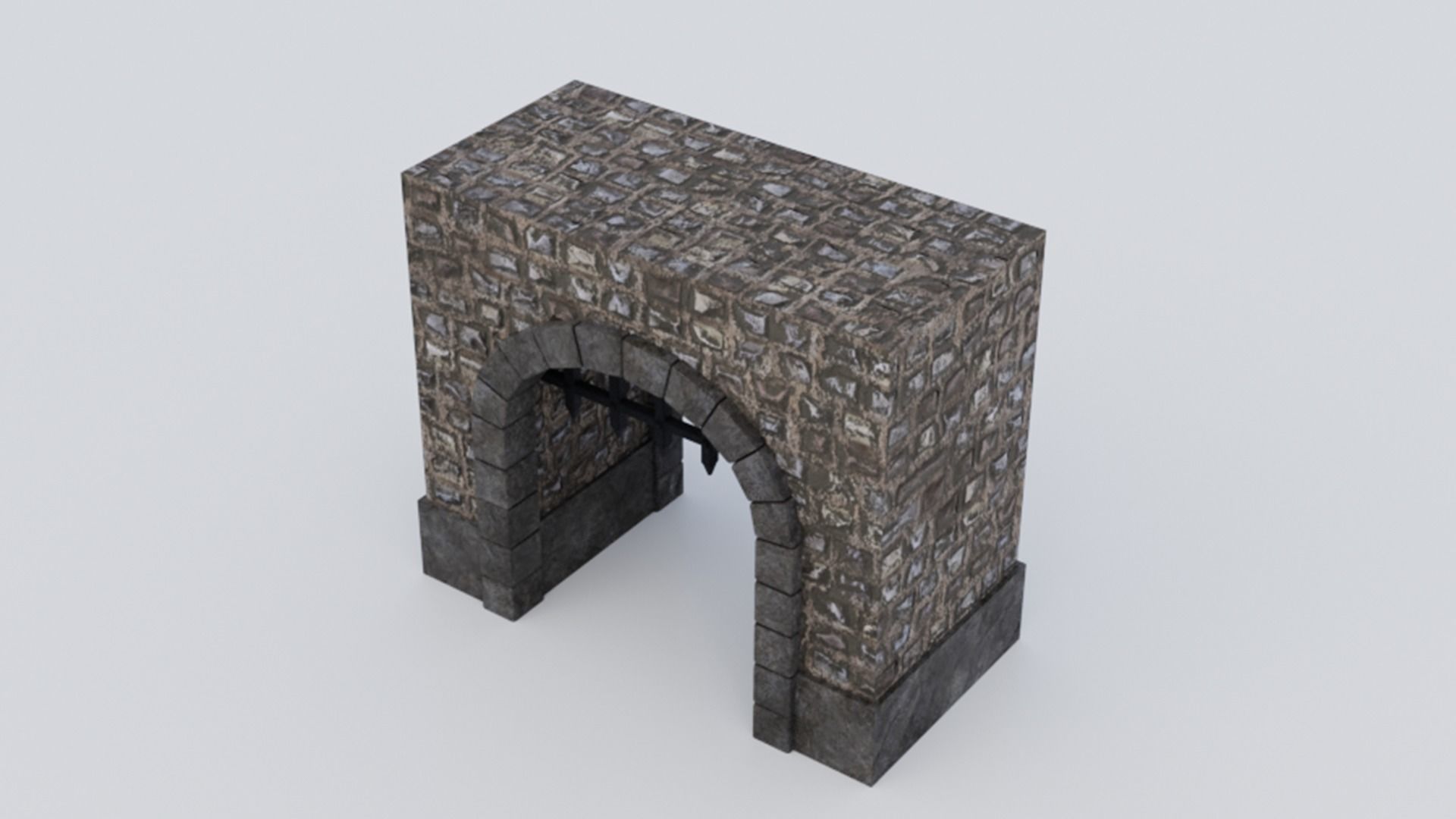 Medieval Castle Keep Modular Kitbash Pack Low-poly 3D model_11