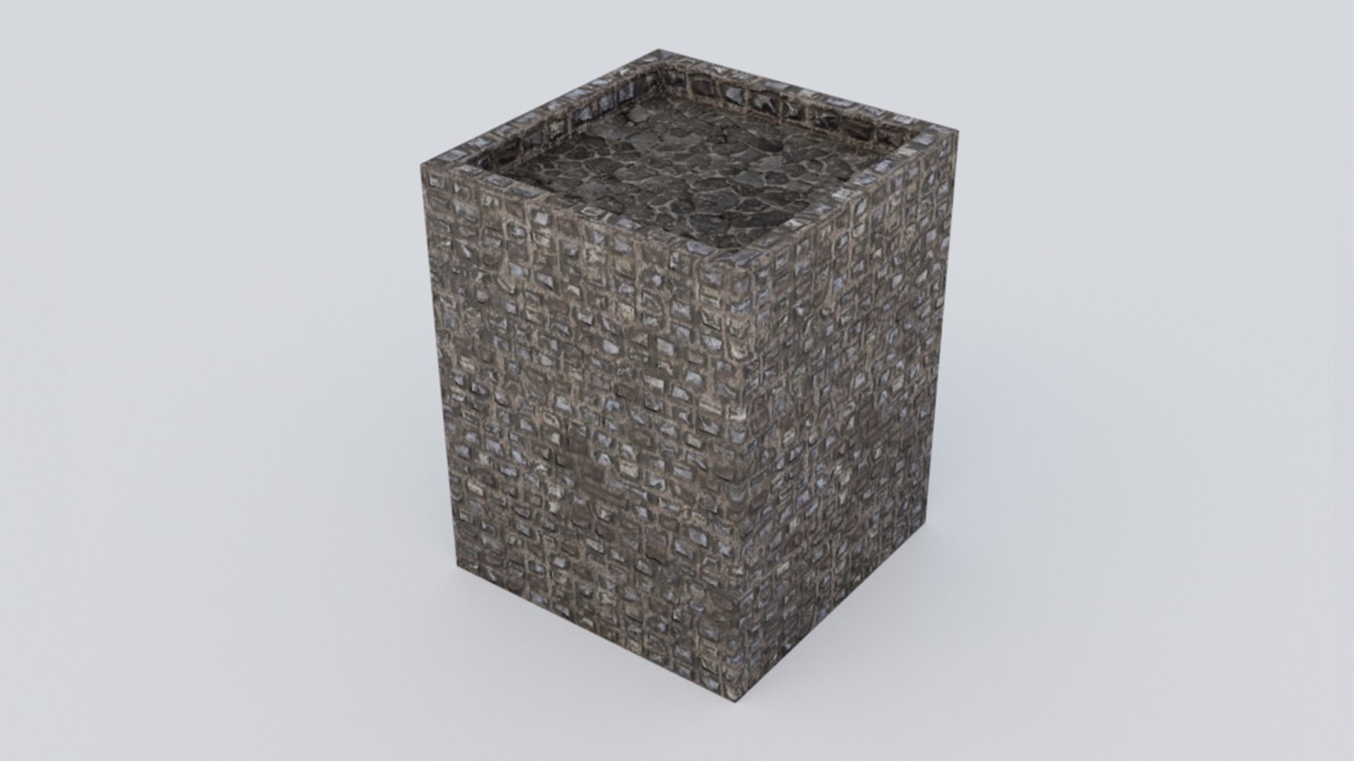 Medieval Castle Keep Modular Kitbash Pack Low-poly 3D model_45