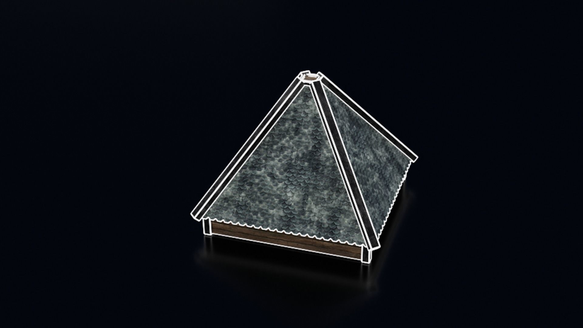 Medieval Castle Keep Modular Kitbash Pack Low-poly 3D model_82