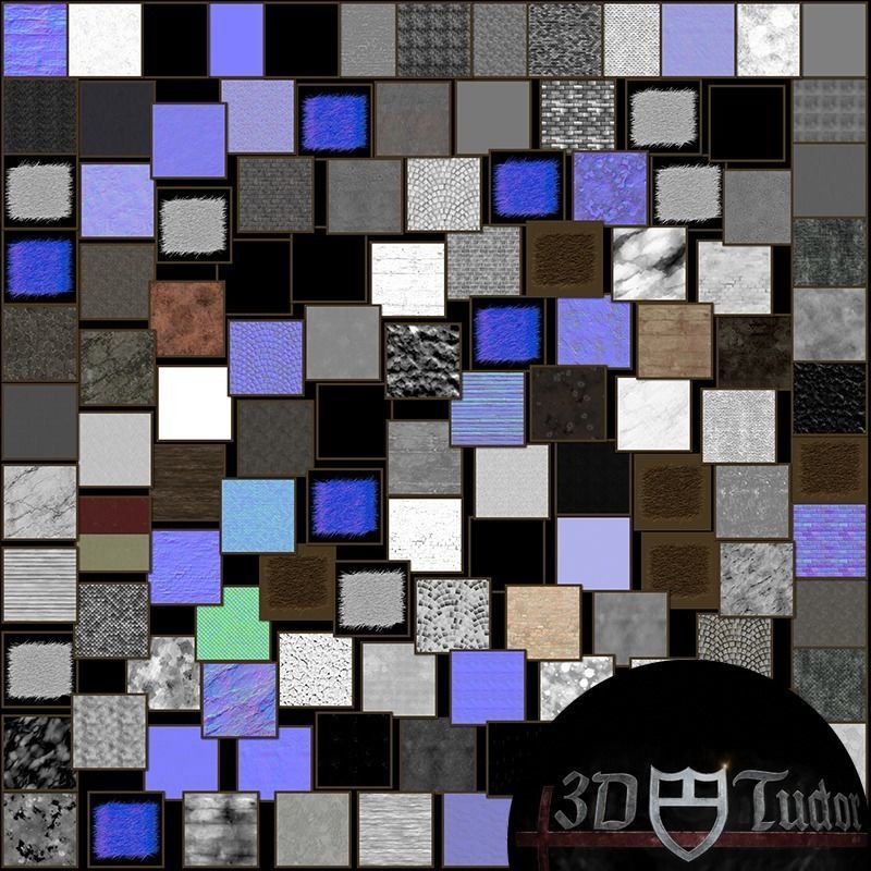 Medieval Castle Keep Modular Kitbash Pack Low-poly 3D model_8