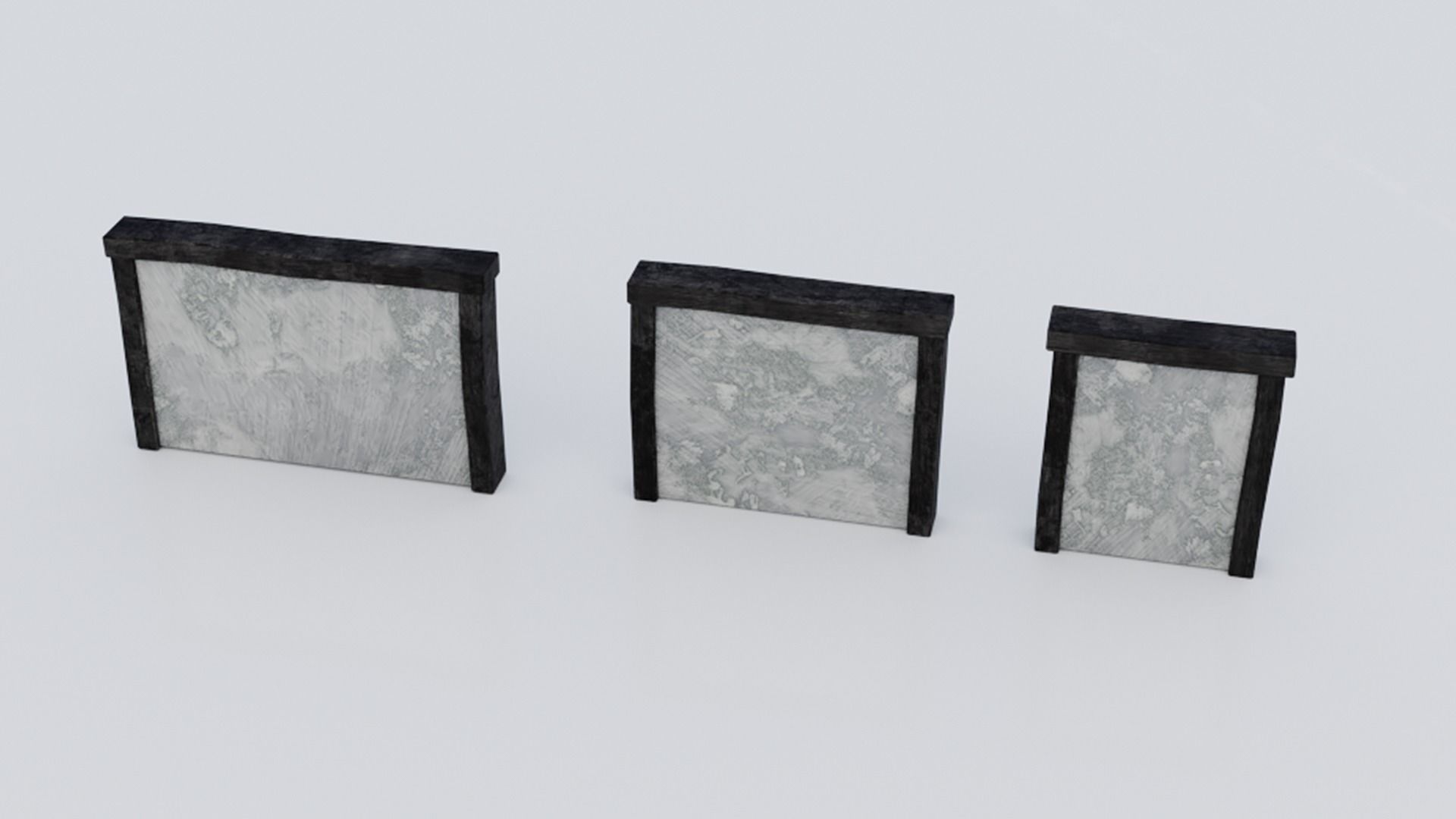 Medieval Castle Keep Modular Kitbash Pack Low-poly 3D model_59