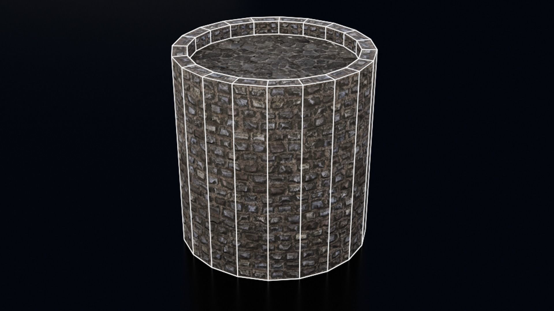 Medieval Castle Keep Modular Kitbash Pack Low-poly 3D model_93