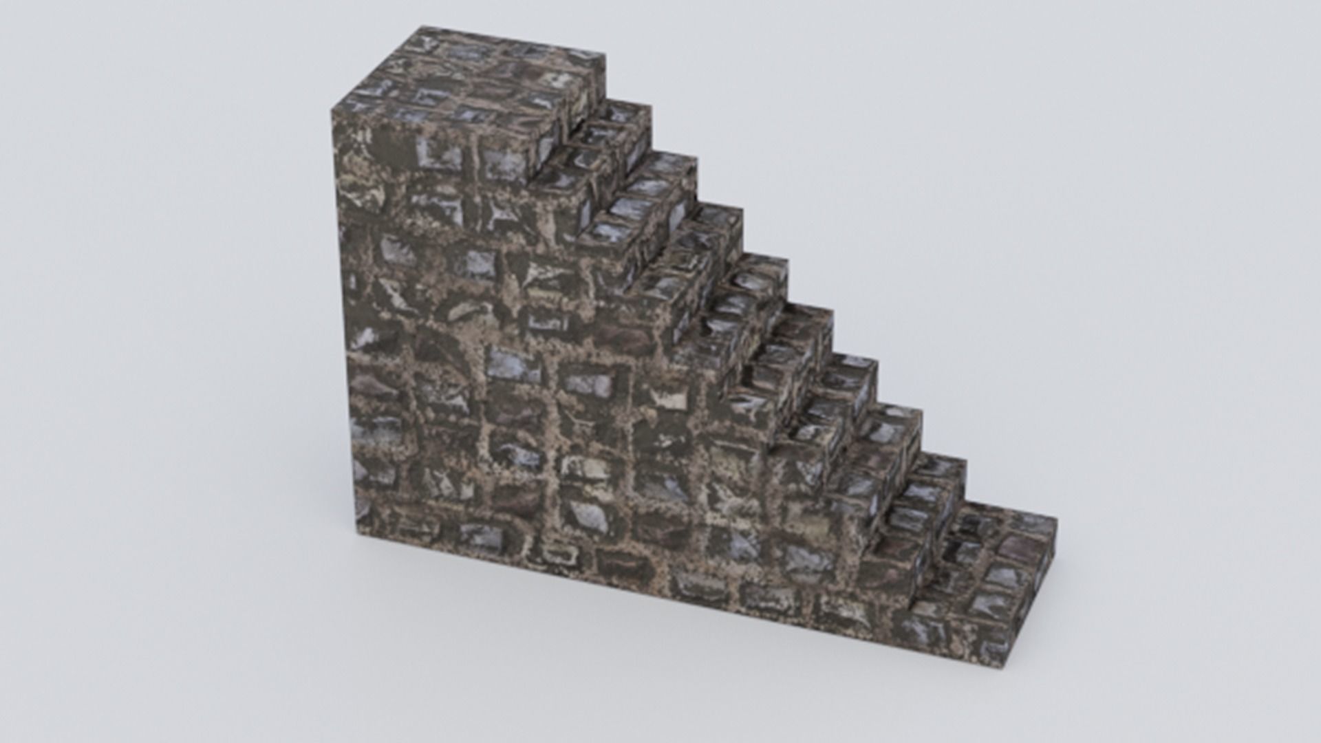 Medieval Castle Keep Modular Kitbash Pack Low-poly 3D model_16