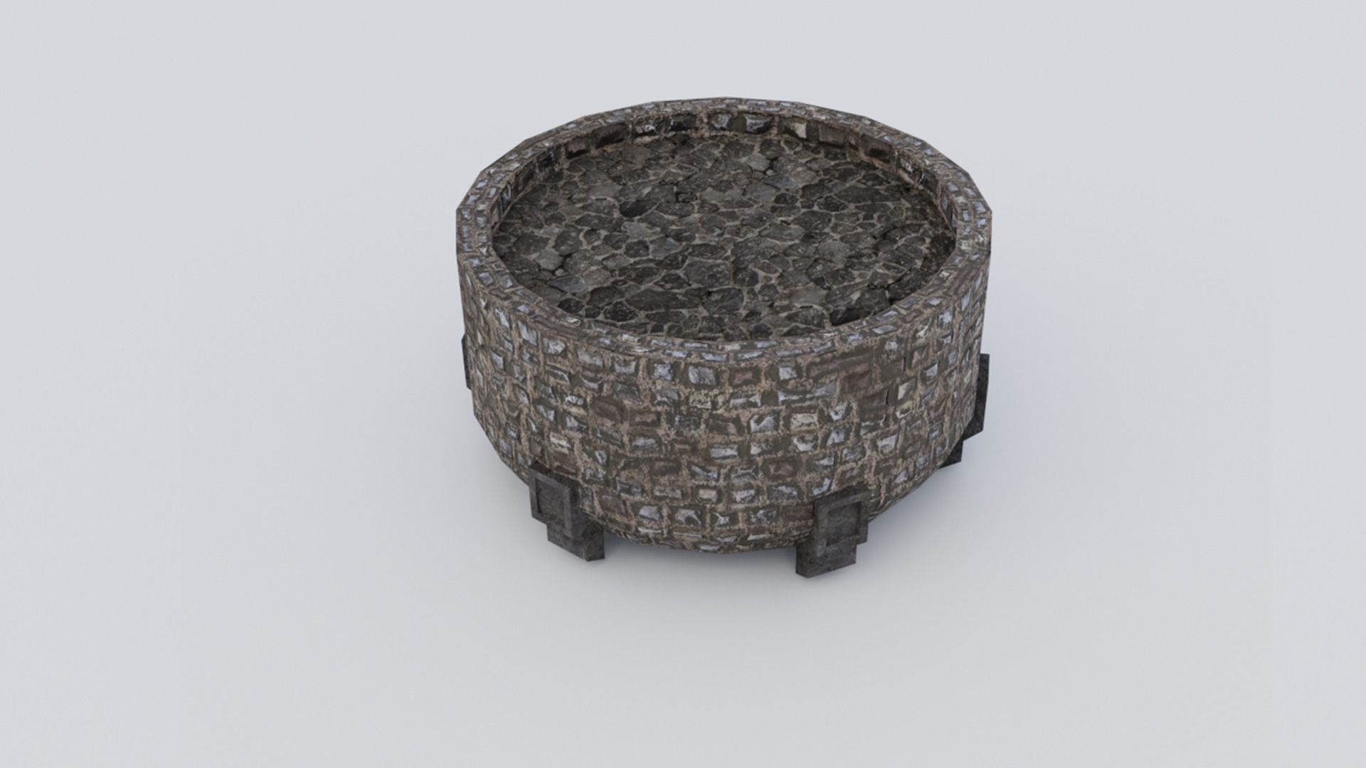 Medieval Castle Keep Modular Kitbash Pack Low-poly 3D model_43