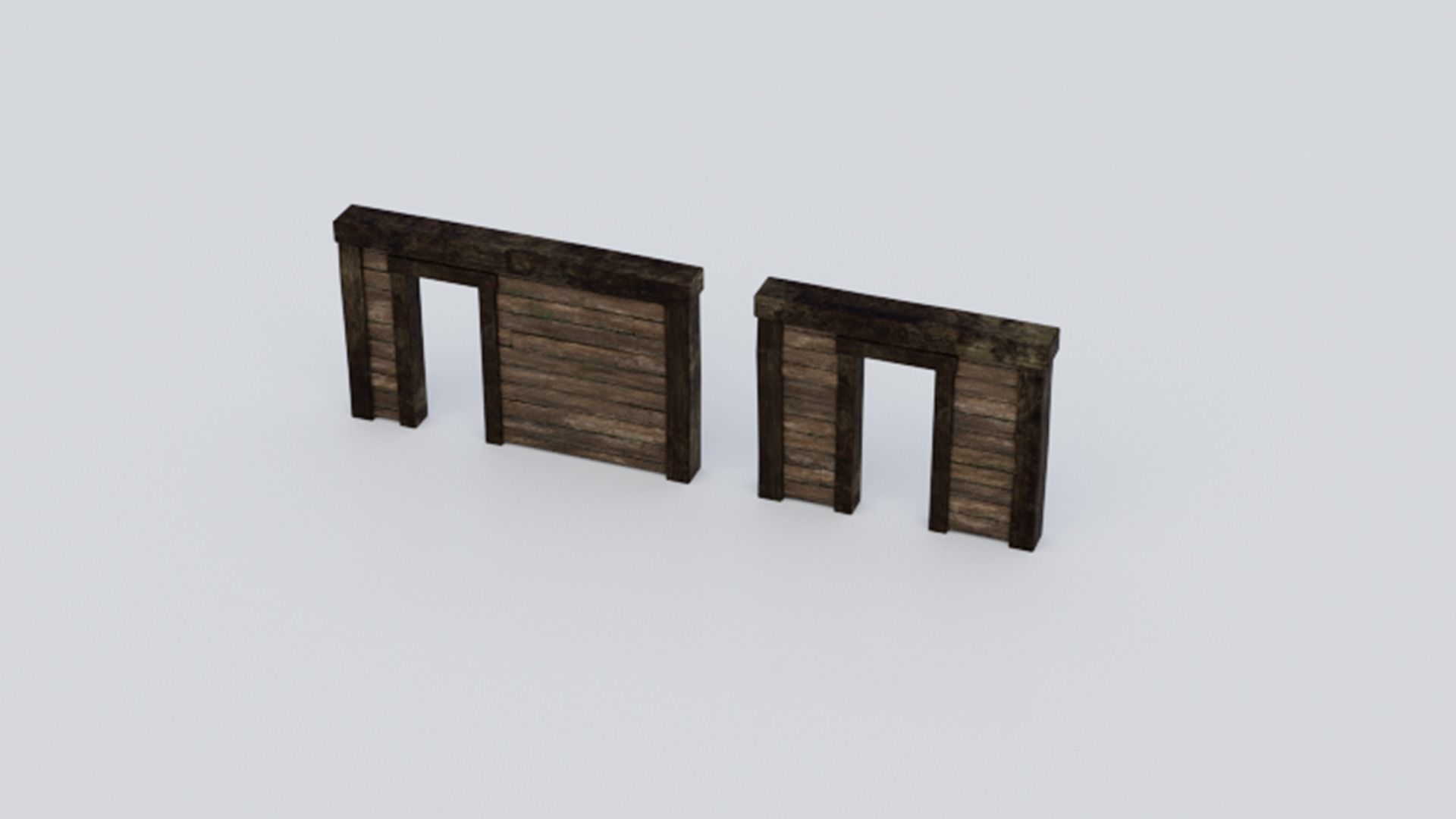 Medieval Castle Keep Modular Kitbash Pack Low-poly 3D model_53