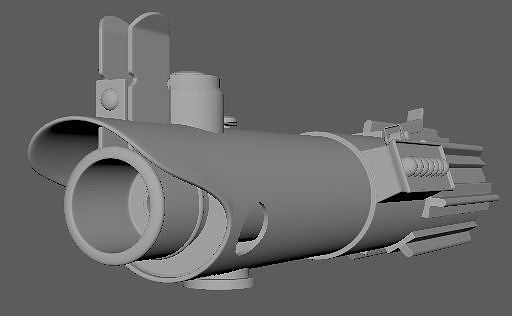 Luke Skywalker A New Hope printable Lightsaber 3D print model