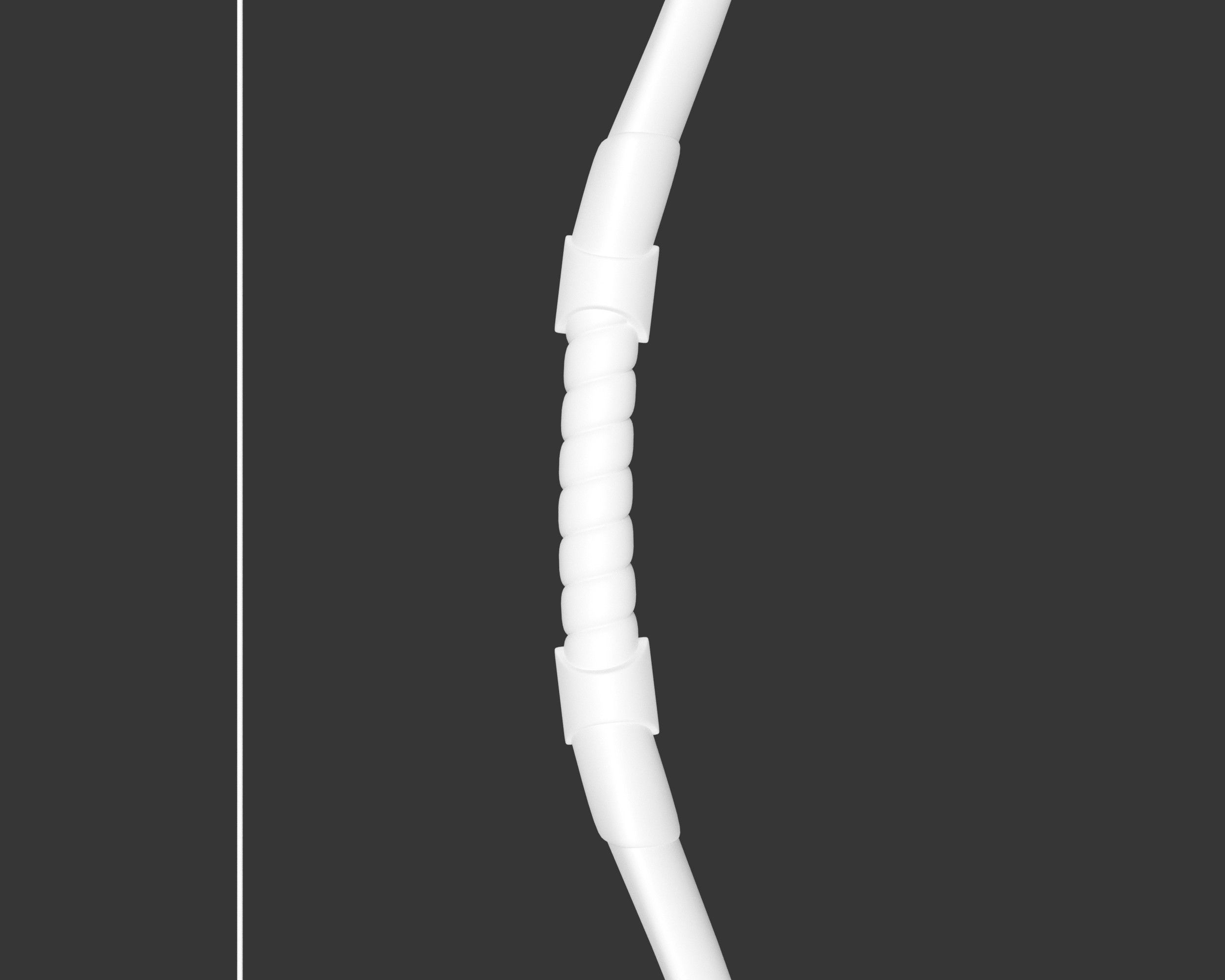 Medieval Noble Weapon Bow and Arrow Low-poly 3D model_13