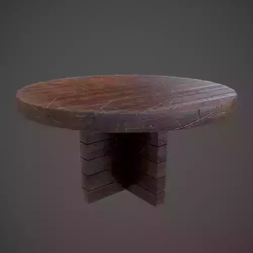 Medieval Tavern Round Table