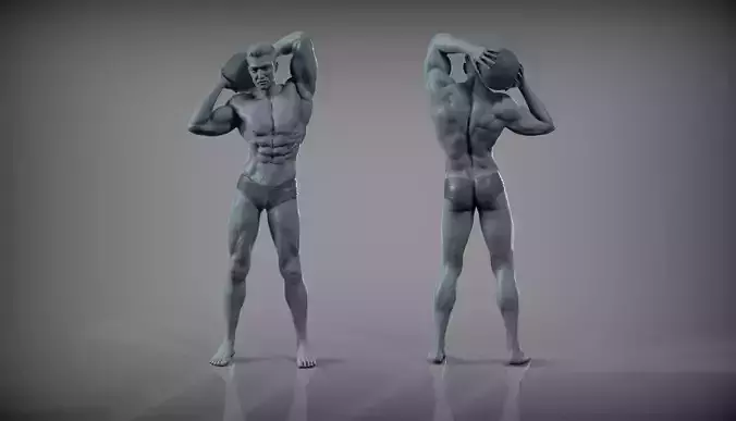 Male Anatomy Sculpt 3D model