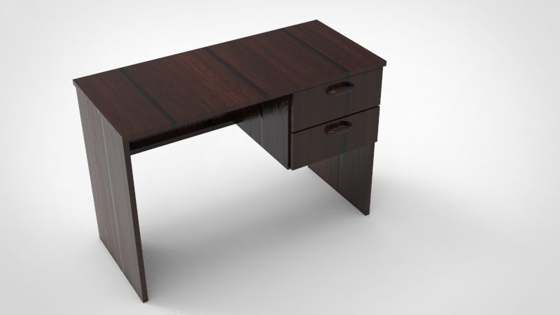 Office desk 3D model_1