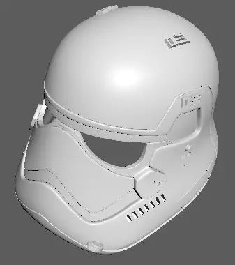 First Order Stormtrooper printable helmet 3D print model_0