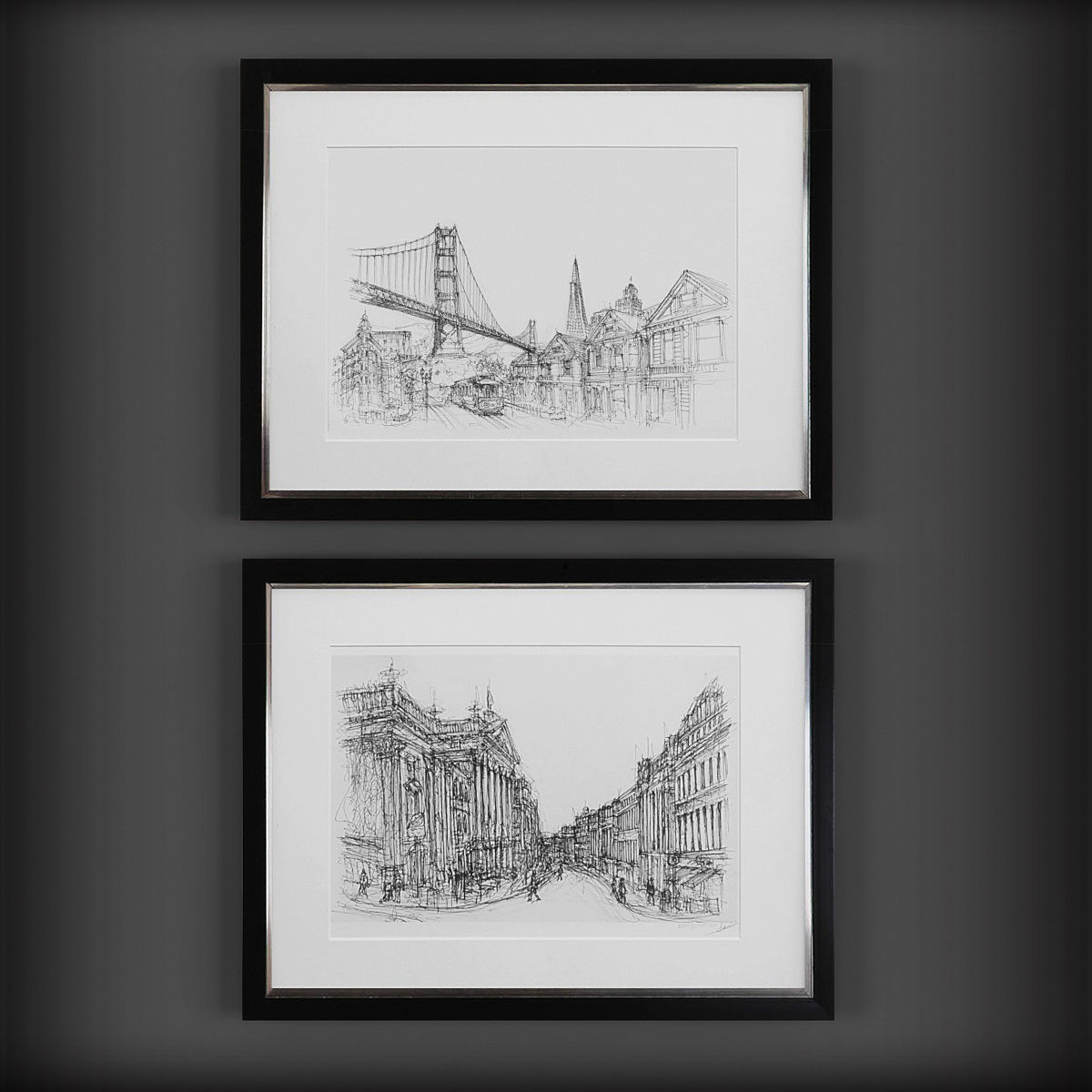 Picture Frames Low-poly 3D model_1