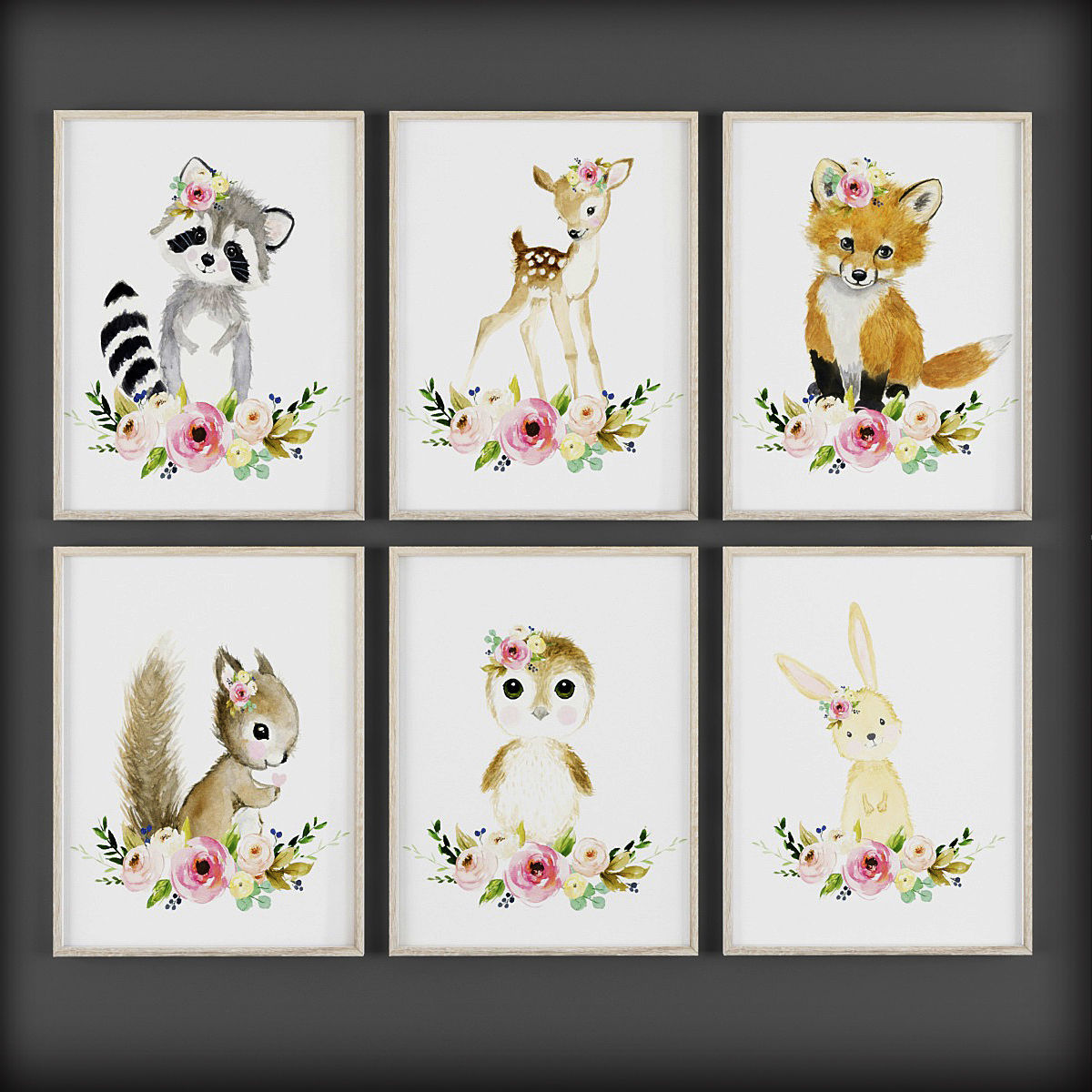 Picture Frames Low-poly 3D model_1