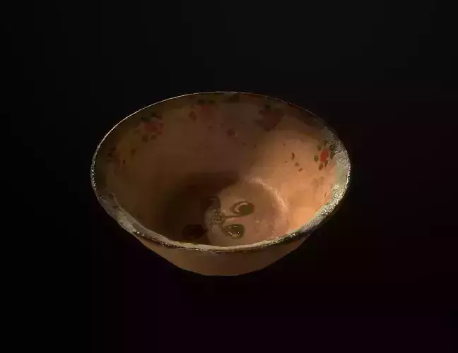 Catawba Bowl Low-poly 3D model