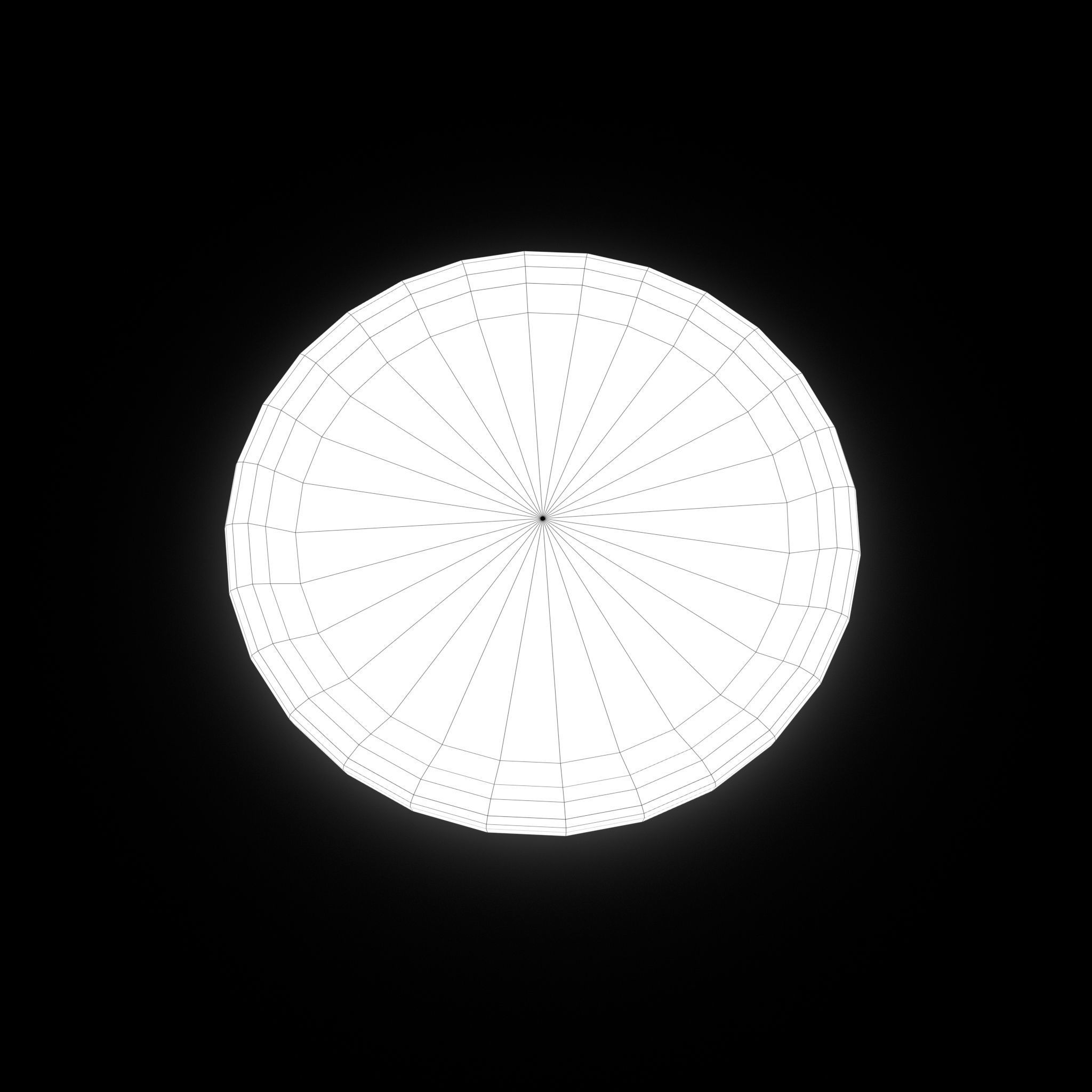 Medieval Tavern Plate Low-poly 3D model_25