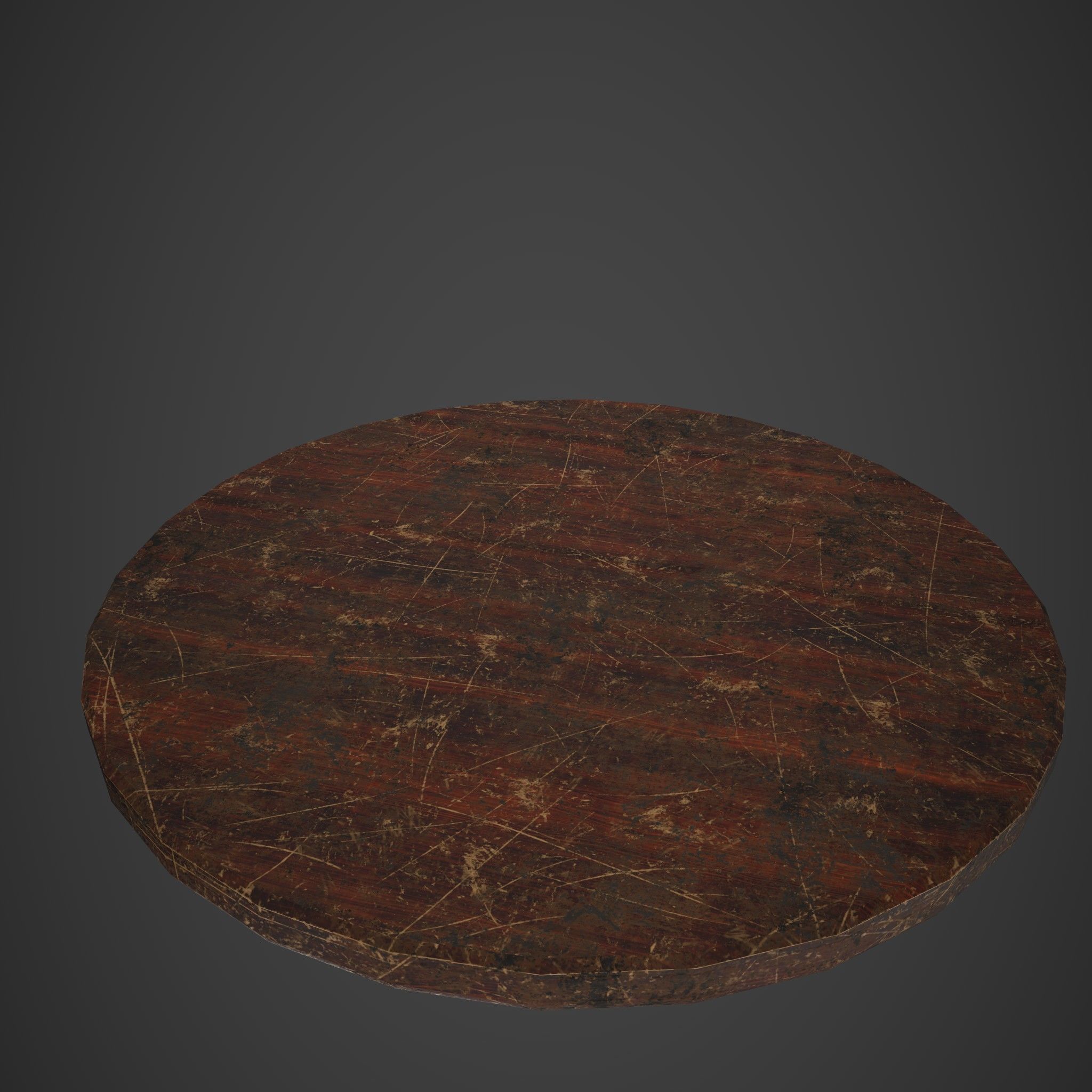 Medieval Tavern Plate Low-poly 3D model_20