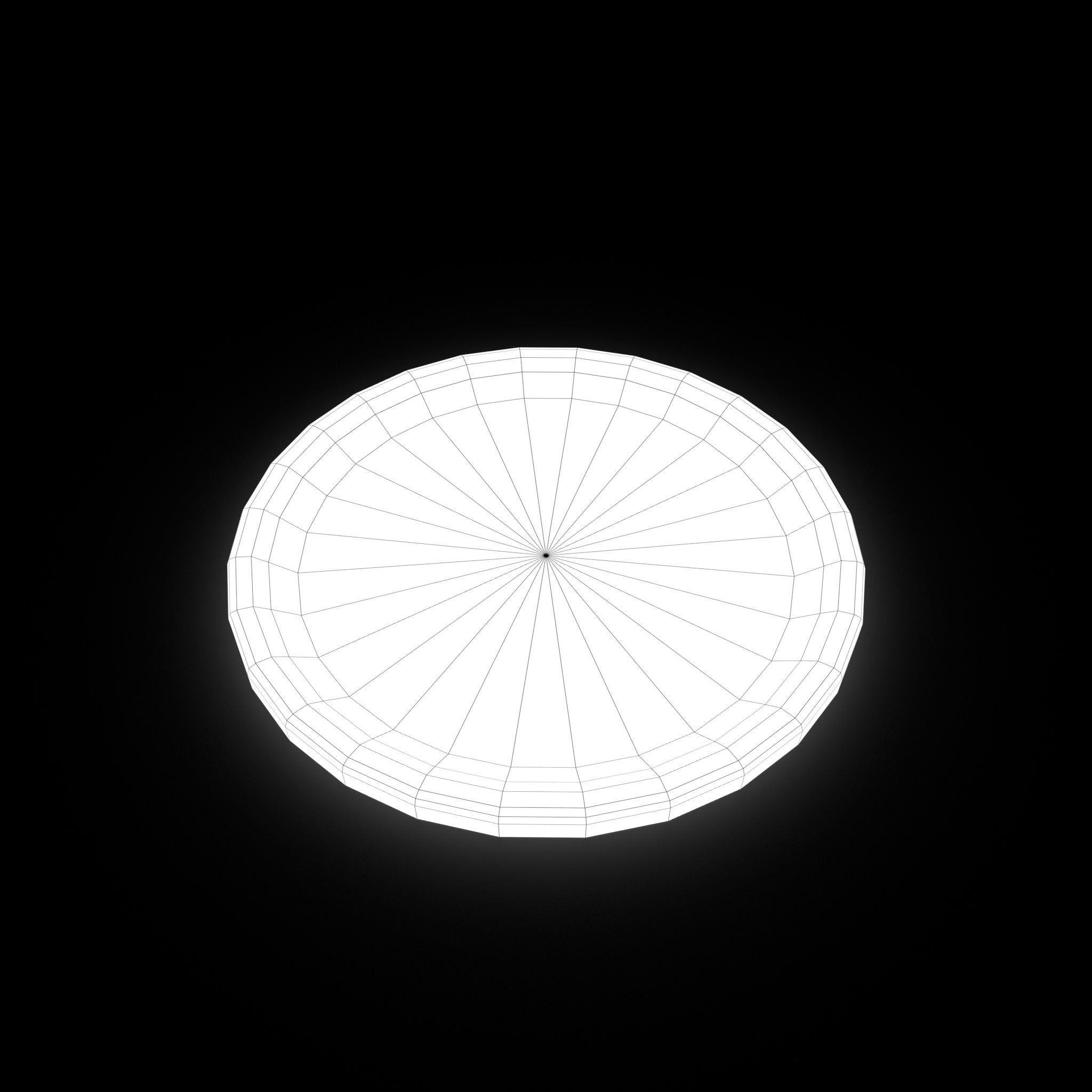 Medieval Tavern Plate Low-poly 3D model_38