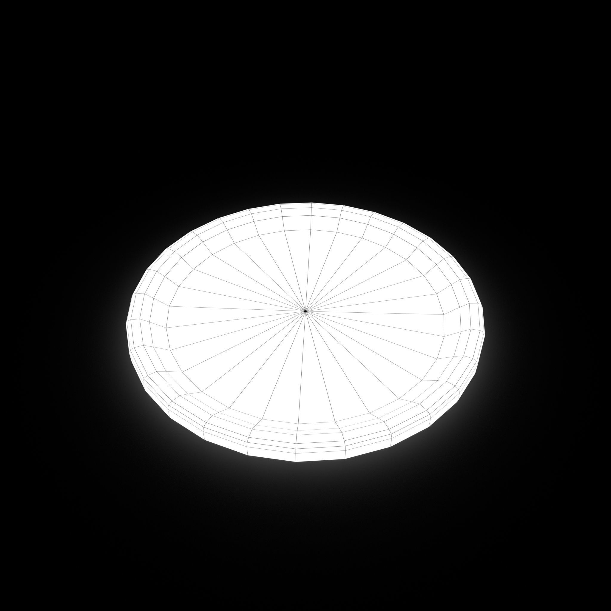 Medieval Tavern Plate Low-poly 3D model_37