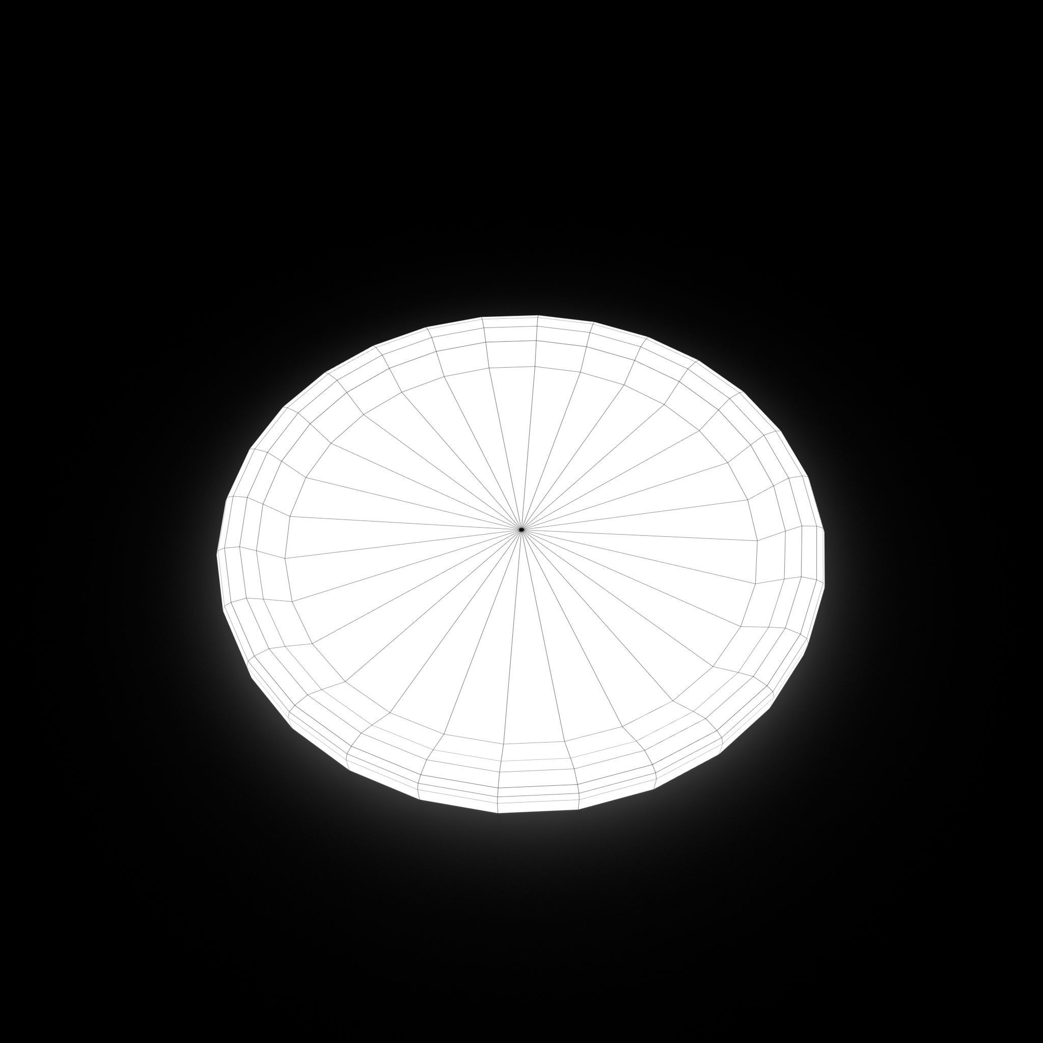 Medieval Tavern Plate Low-poly 3D model_39