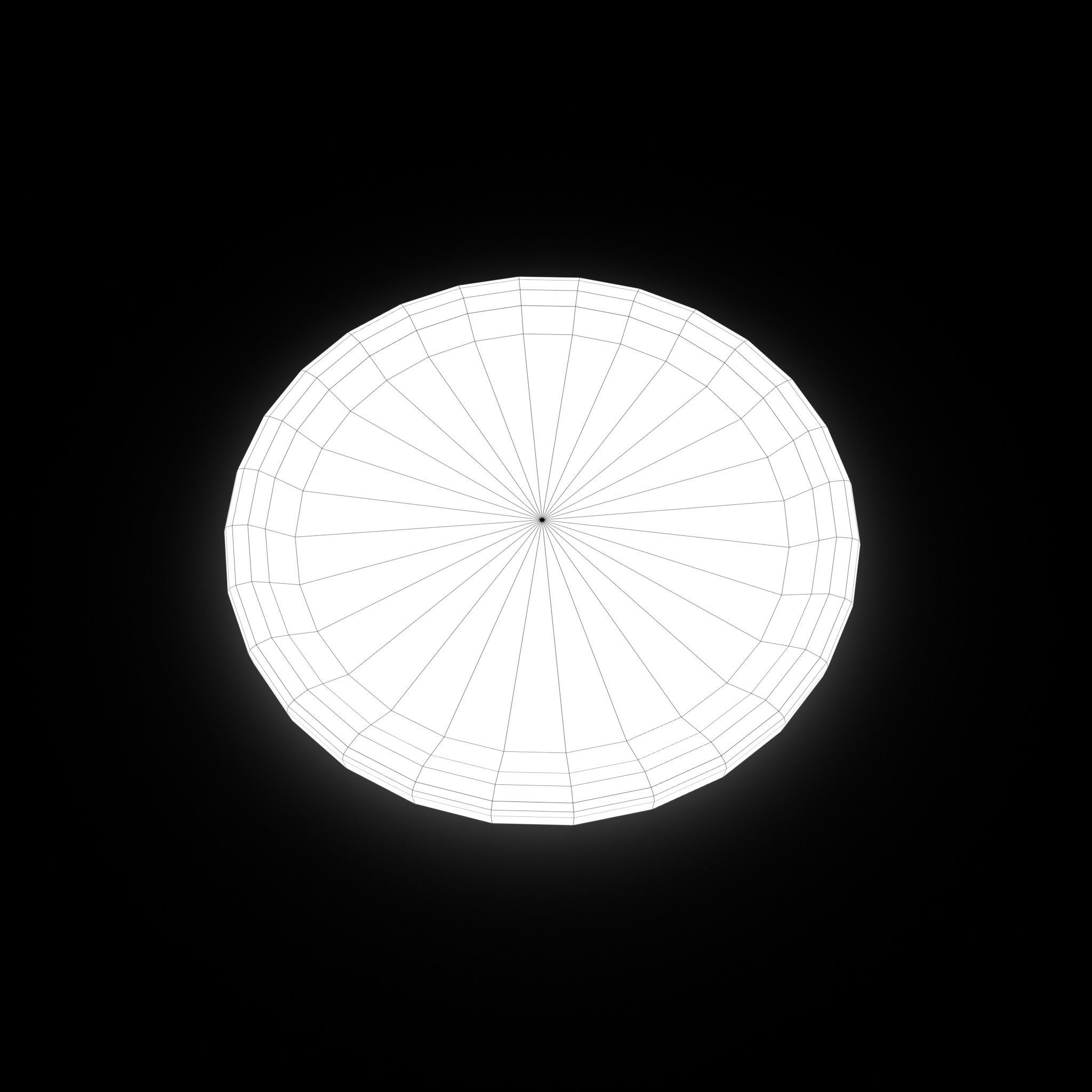 Medieval Tavern Plate Low-poly 3D model_24