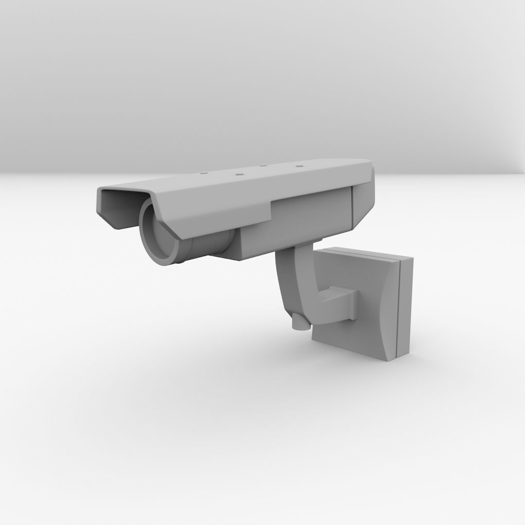 CCTV Camera 3D model_3