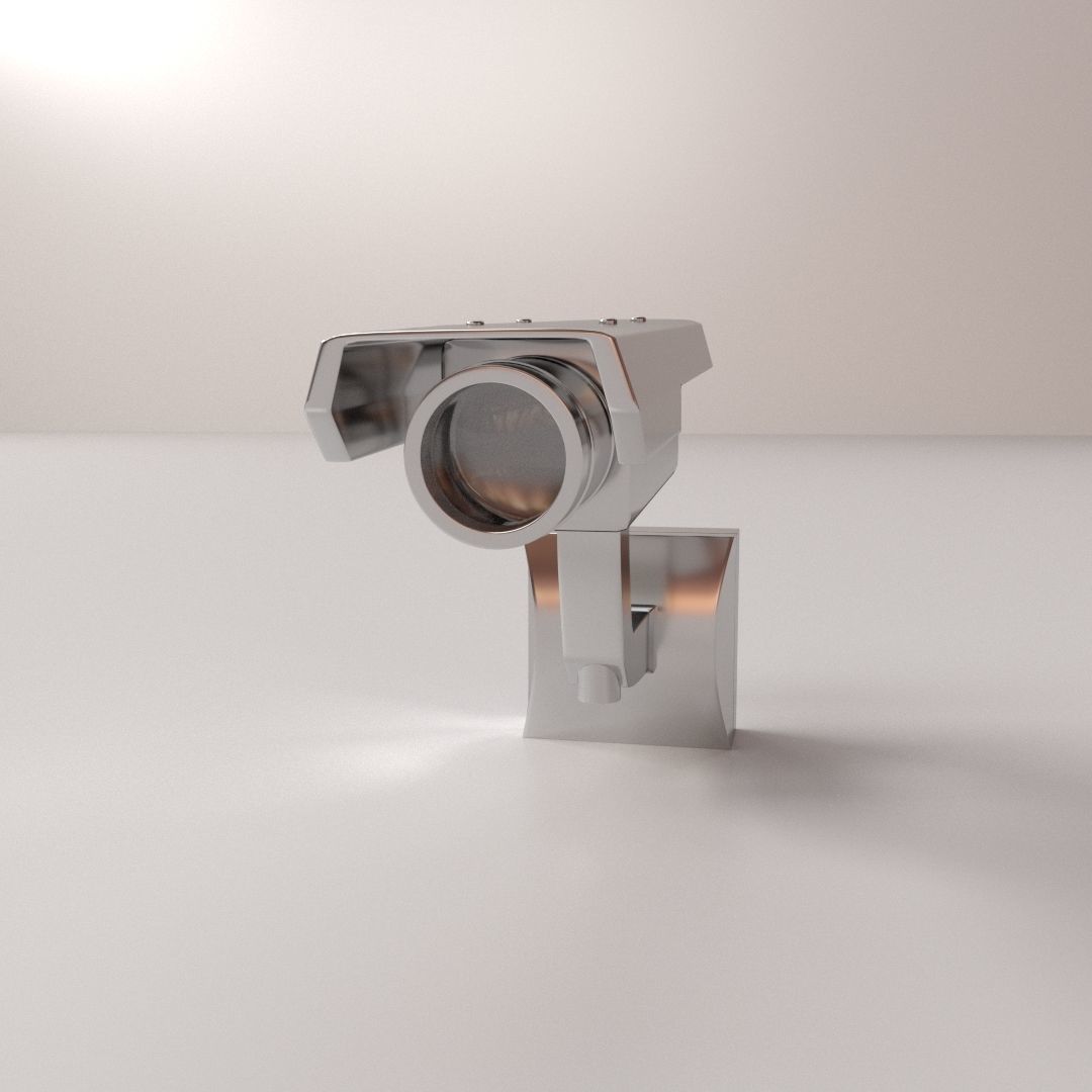 CCTV Camera 3D model_1