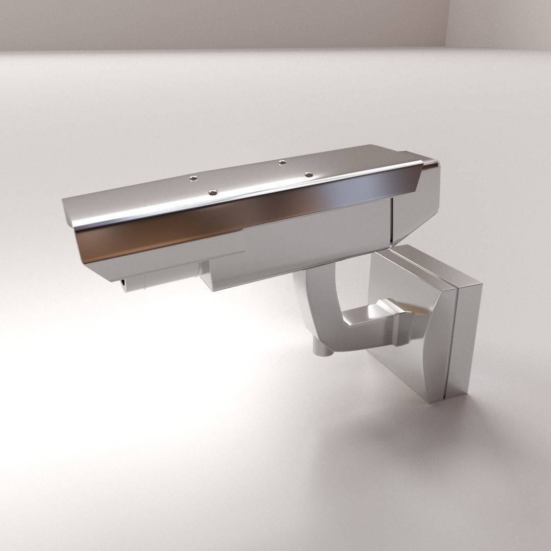 CCTV Camera 3D model_2
