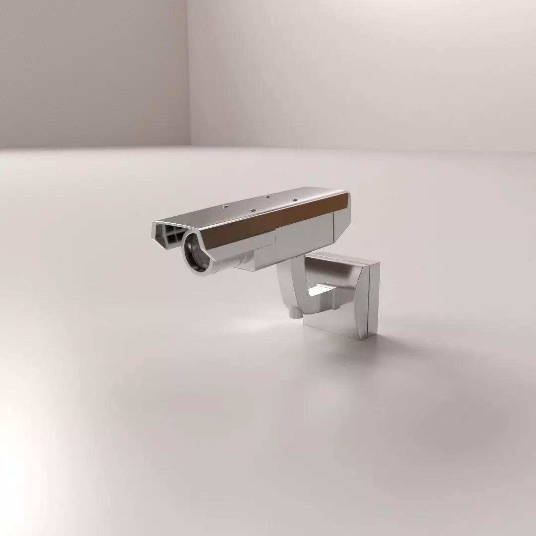 CCTV Camera 3D model_0