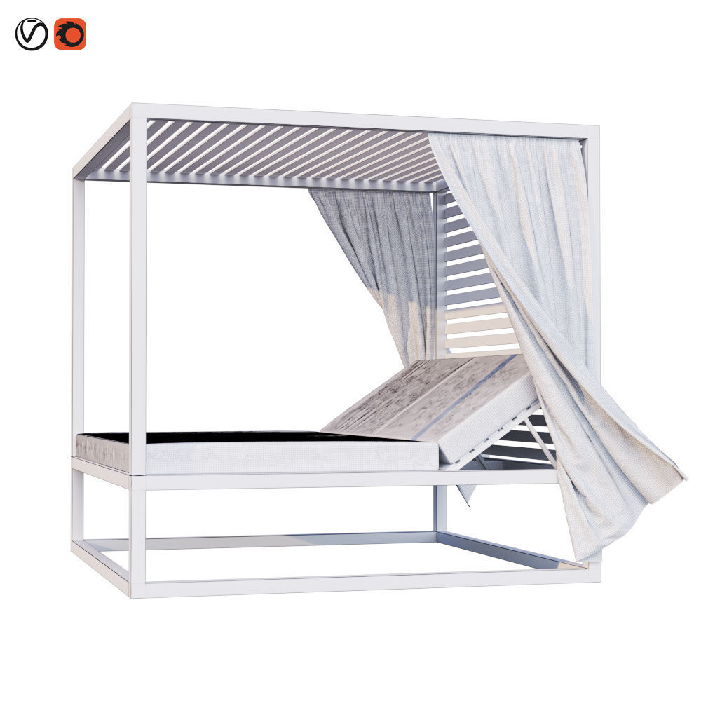 Daybed GANDIABLASCO 3D model_3