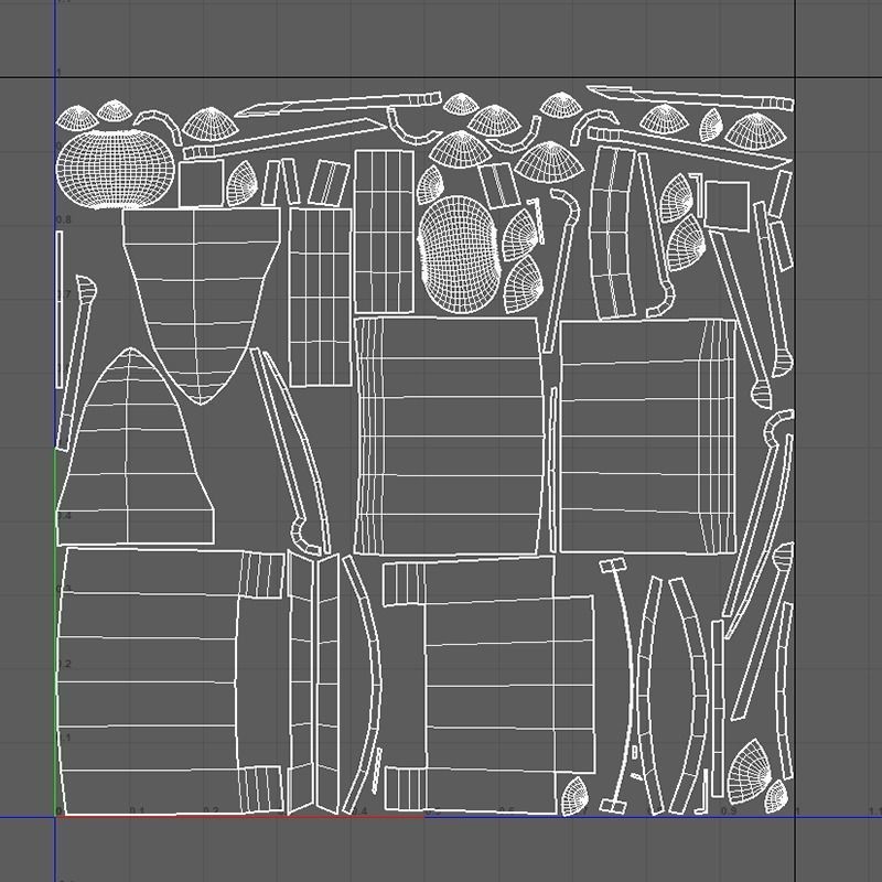 Toothy Book Low-poly 3D model_10