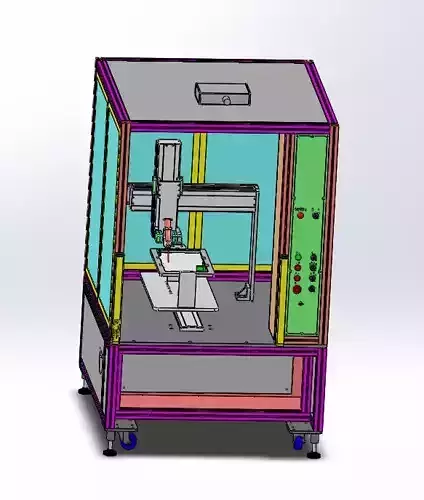 Five axis dispensing machine