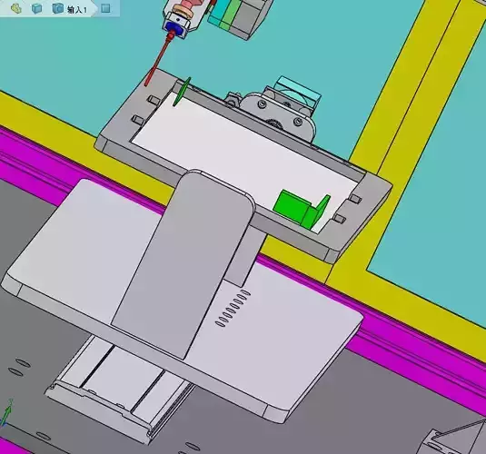 Five axis dispensing machine