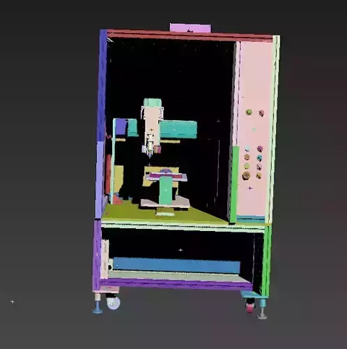 Five axis dispensing machine