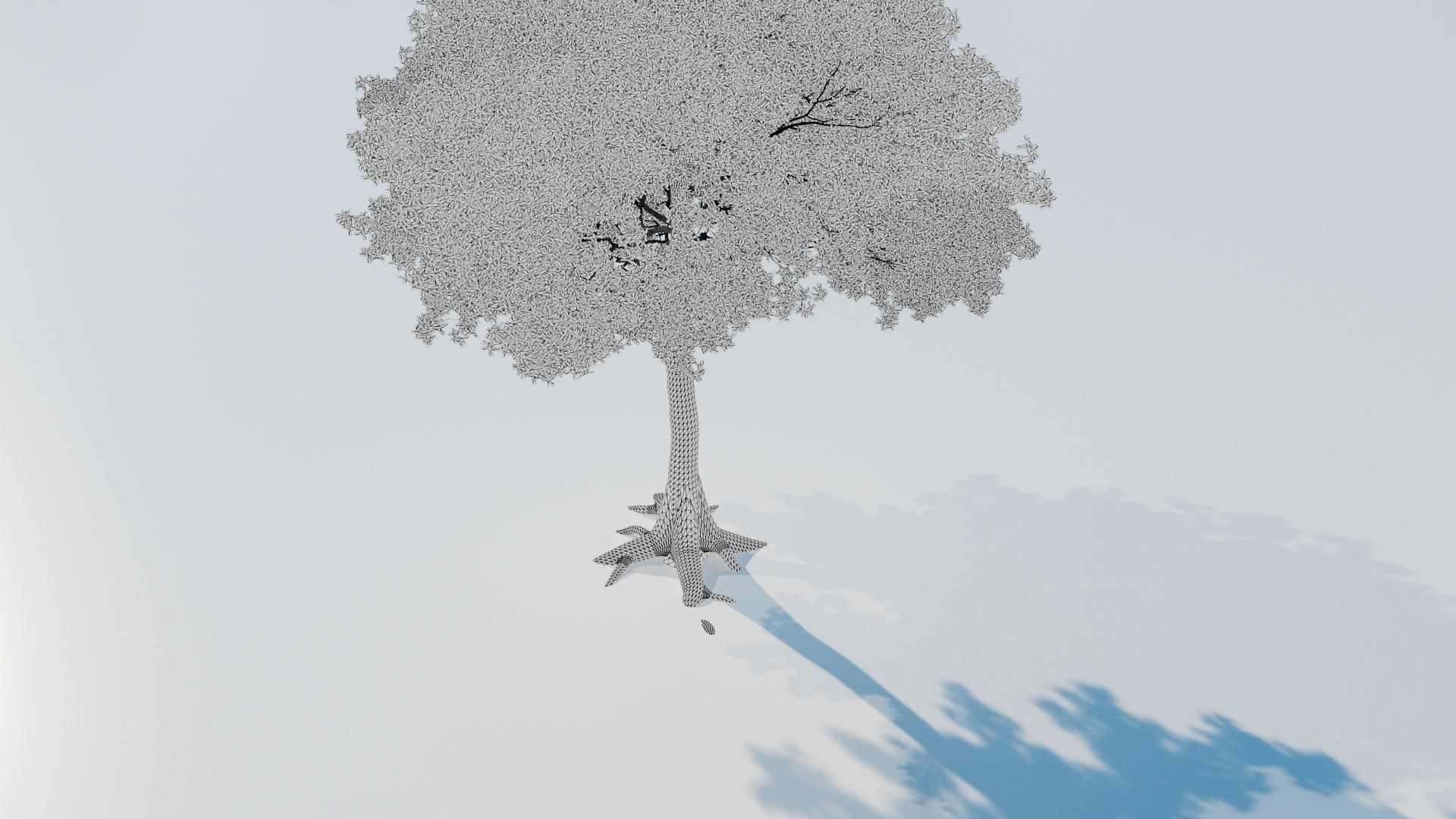 Tree 3D model Low-poly 3D model_4