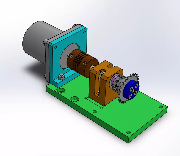 Motor Assembly  3D print model_0