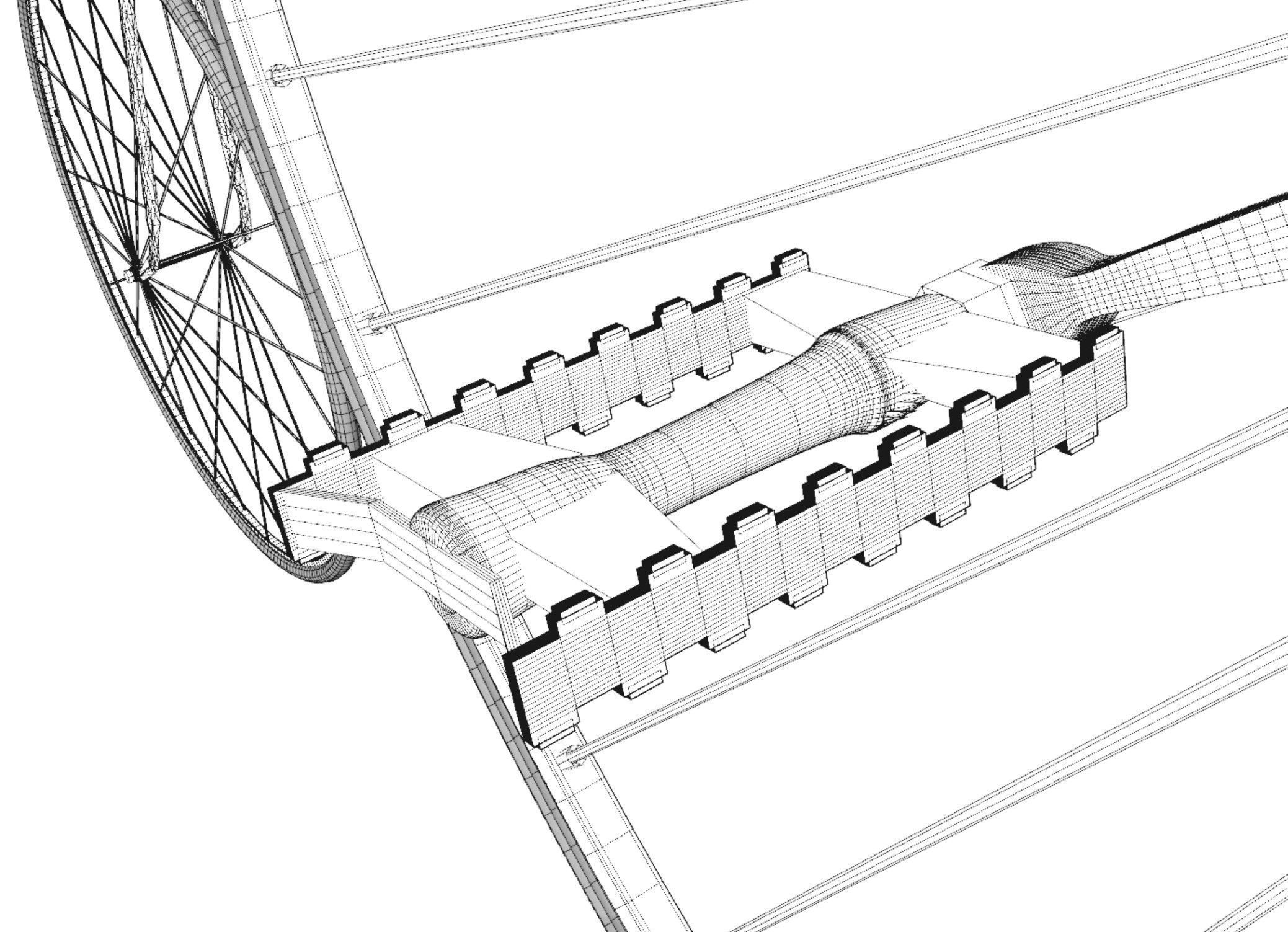 Penny Farthing - PBR 3D model_9