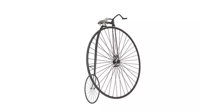 Penny Farthing - PBR 3D model