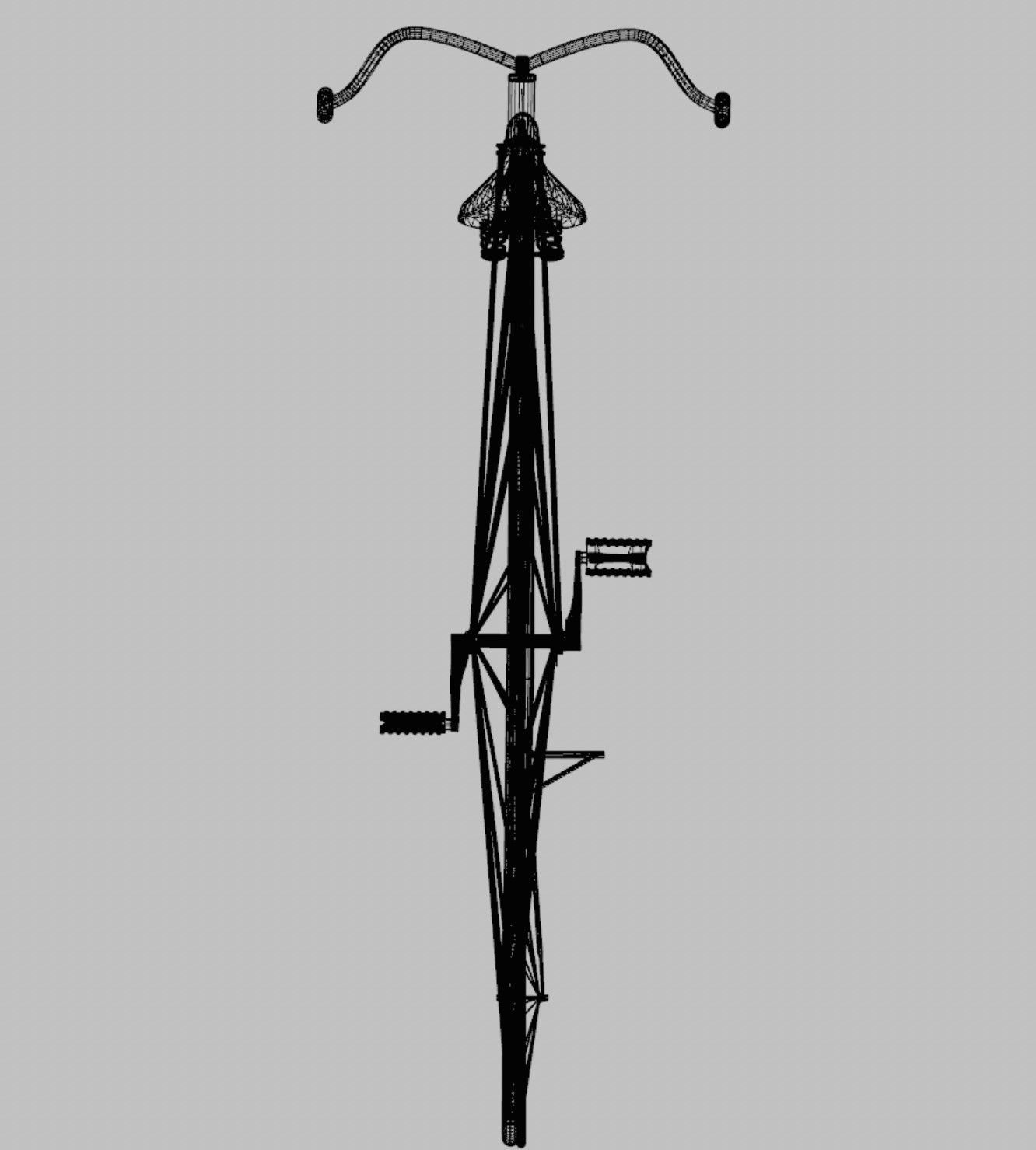 Penny Farthing - PBR 3D model_7
