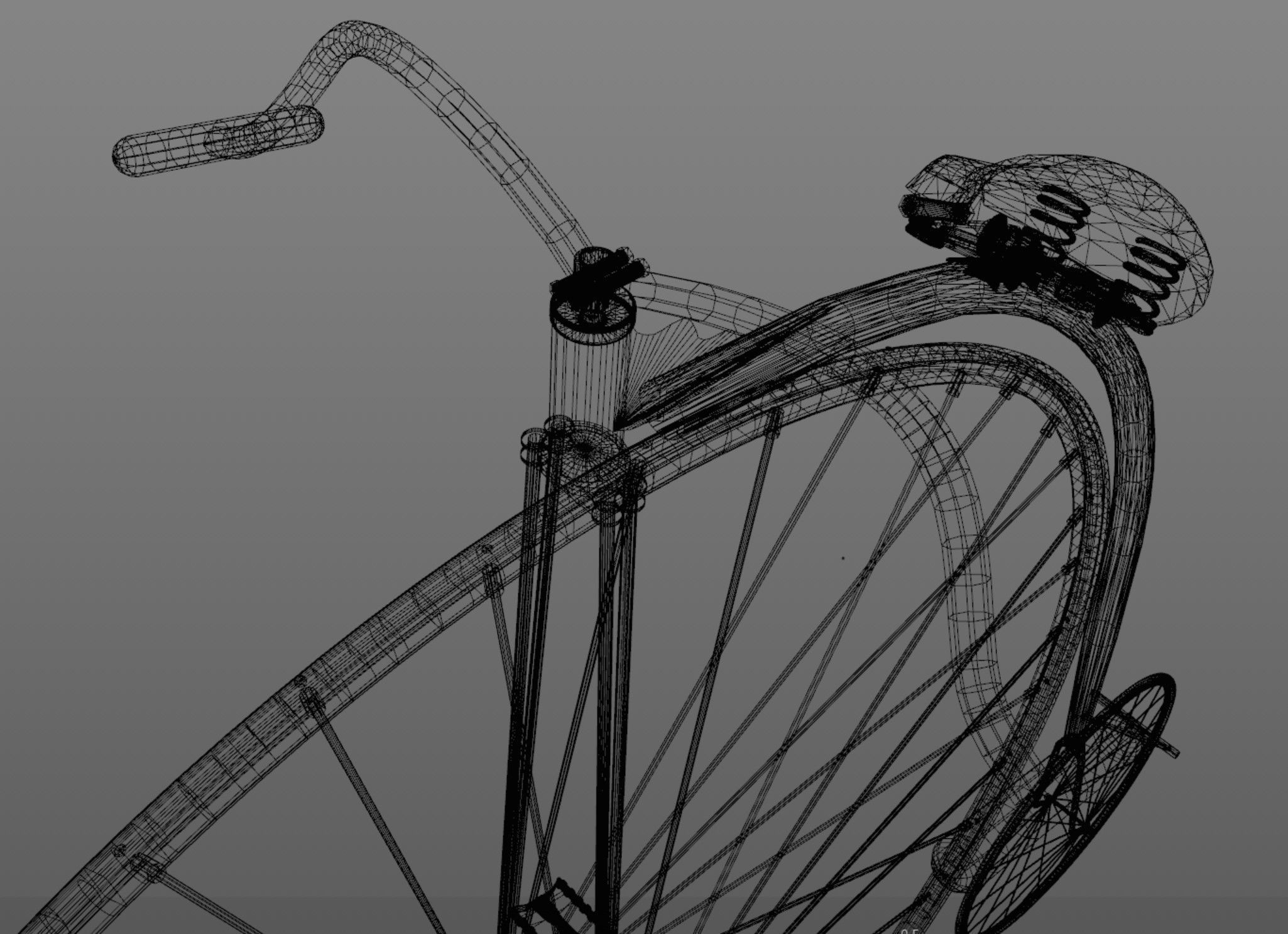 Penny Farthing - PBR 3D model_8