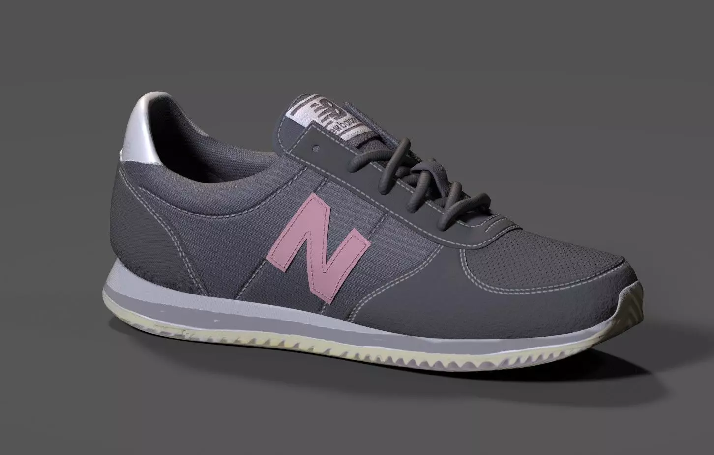 NIKE Womens 220 Casual Sneakers from Finish Line B Low-poly 3D model_0