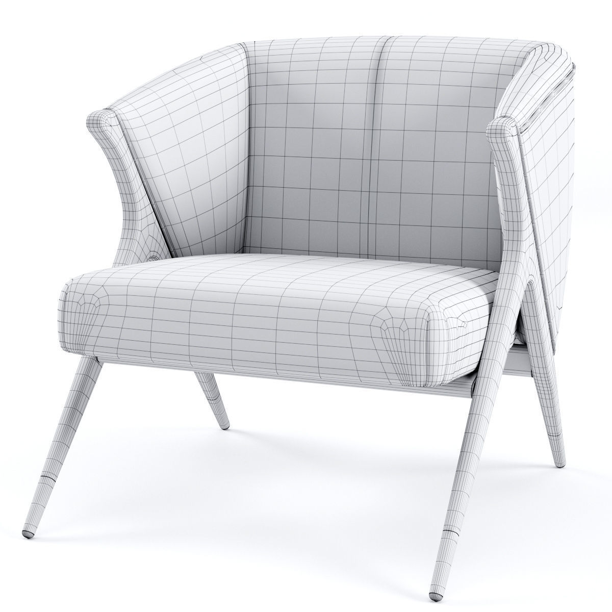 VICAL BRILON ARMCHAIR REF 25838 3D model_5