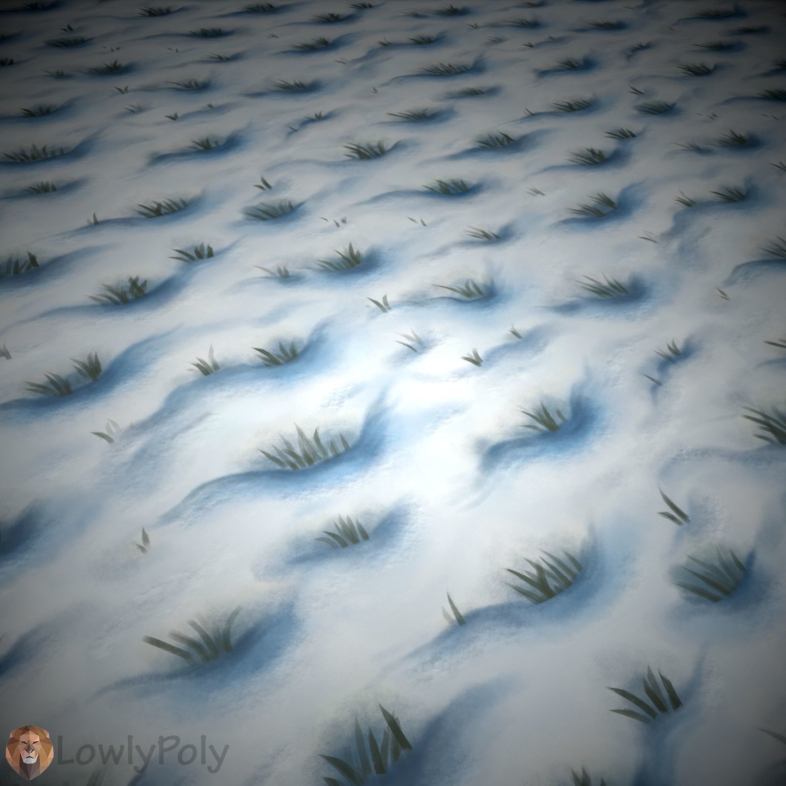 Stylized Snow Vol 24 - Hand Painted Texture Pack Texture_10