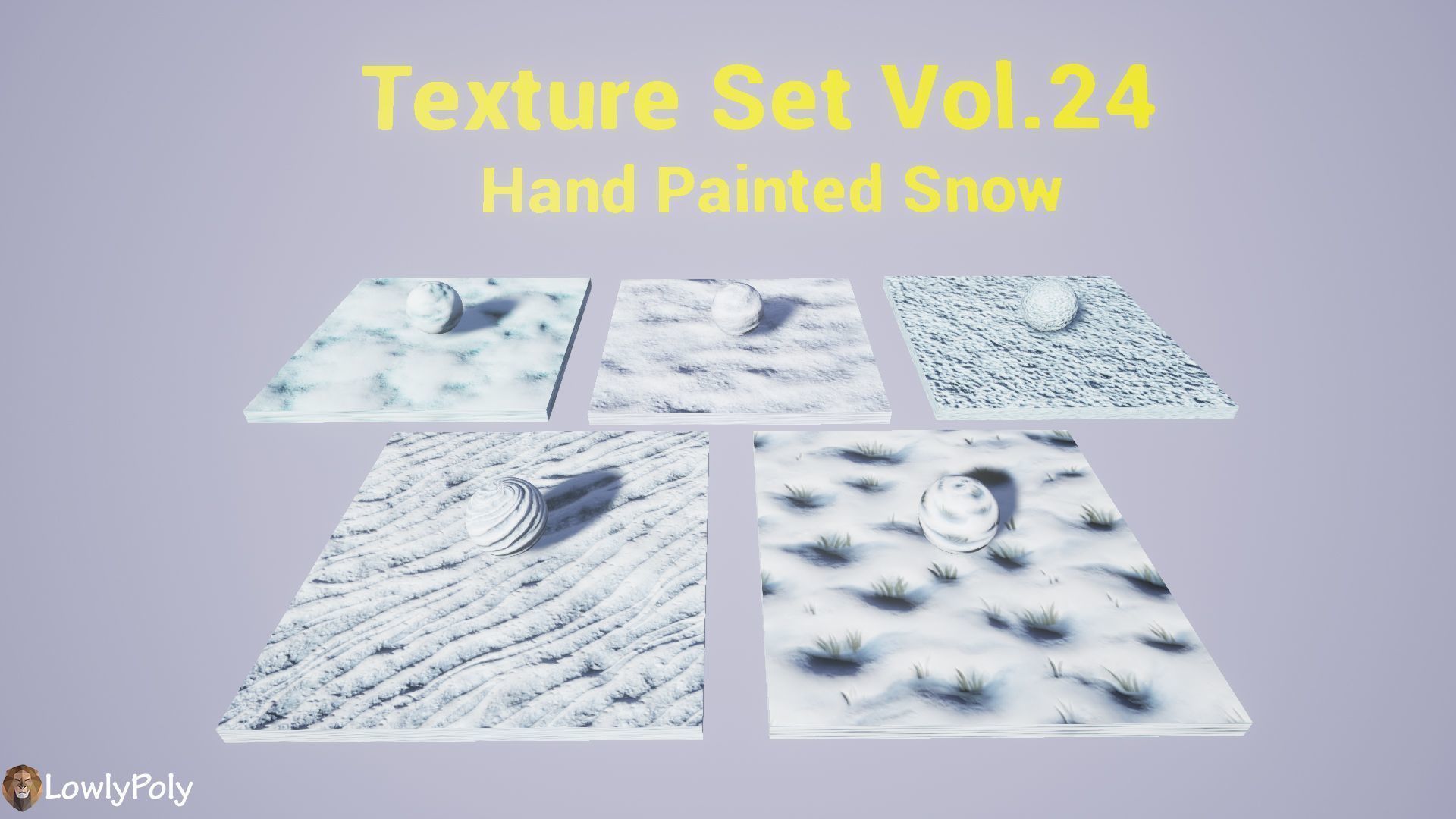 Stylized Snow Vol 24 - Hand Painted Texture Pack Texture_13