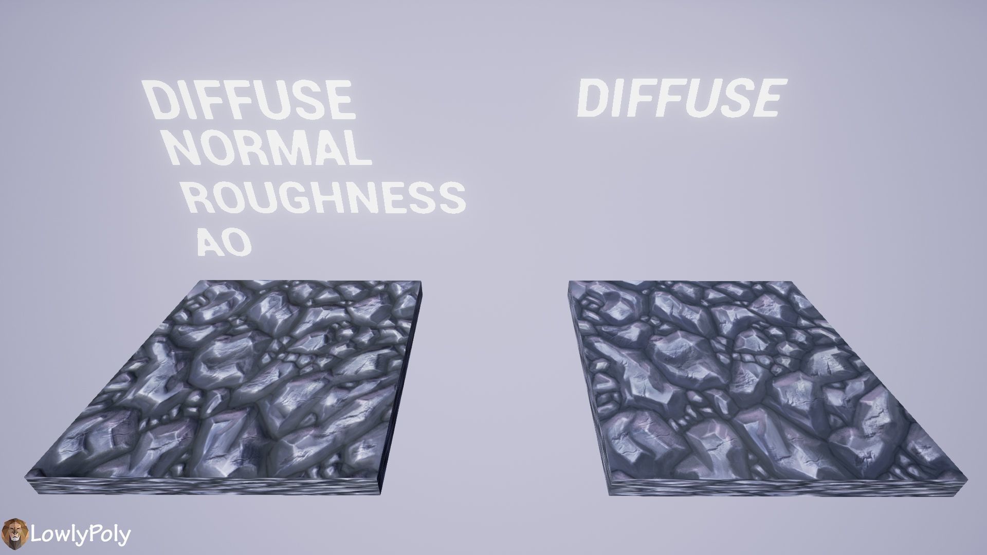 Stylized Rocks Vol 25 - Hand Painted Texture Pack Texture_18