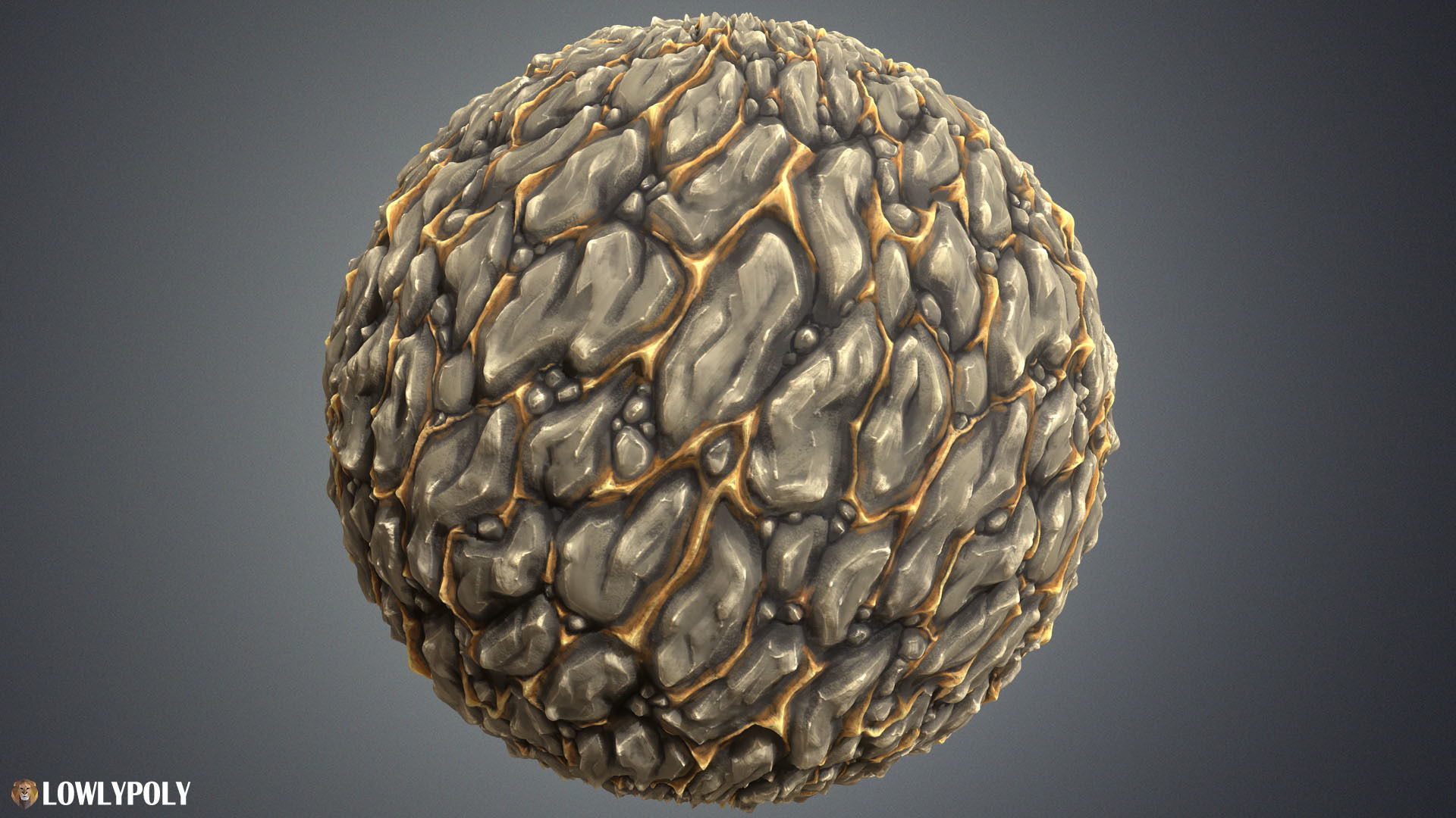 Stylized Rocks Vol 25 - Hand Painted Texture Pack Texture_5