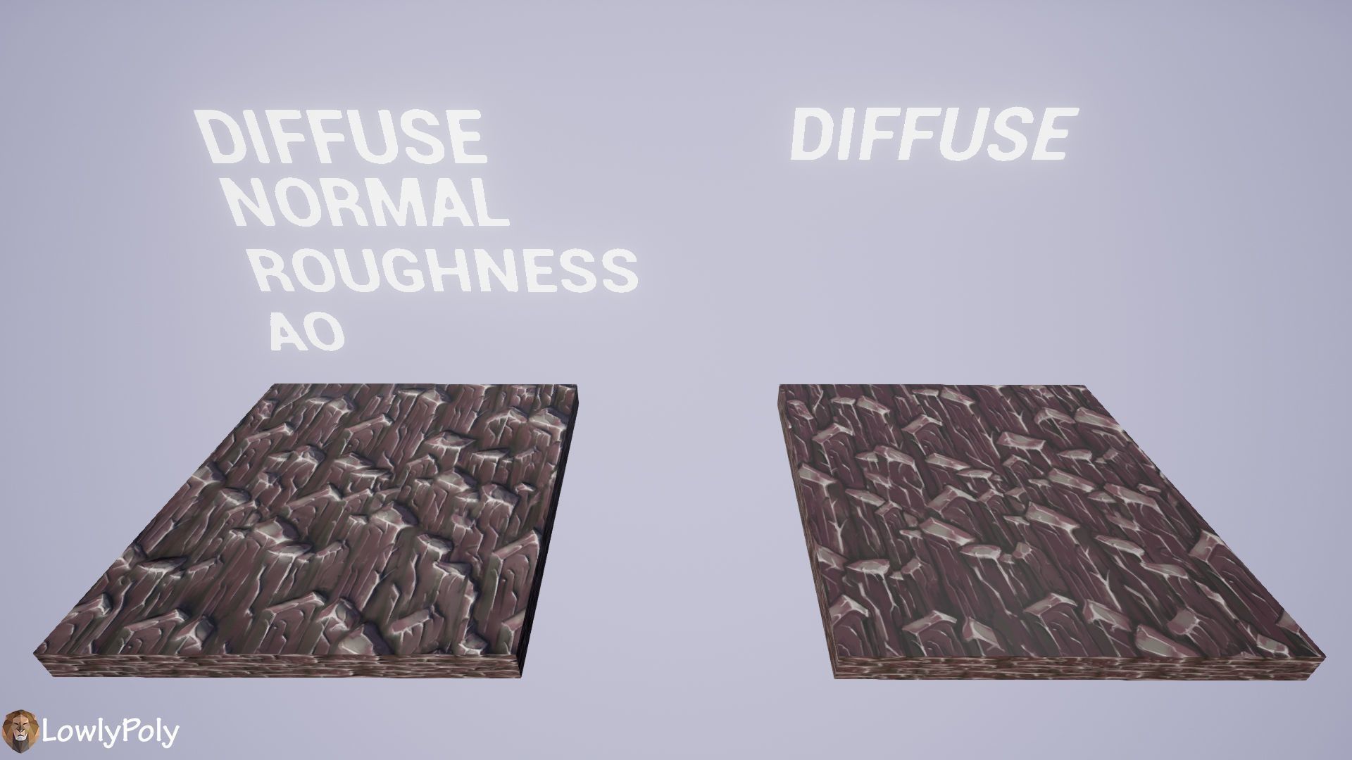 Stylized Rocks Vol 25 - Hand Painted Texture Pack Texture_20