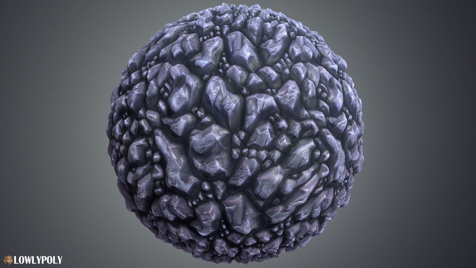 Stylized Rocks Vol 25 - Hand Painted Texture Pack Texture_6