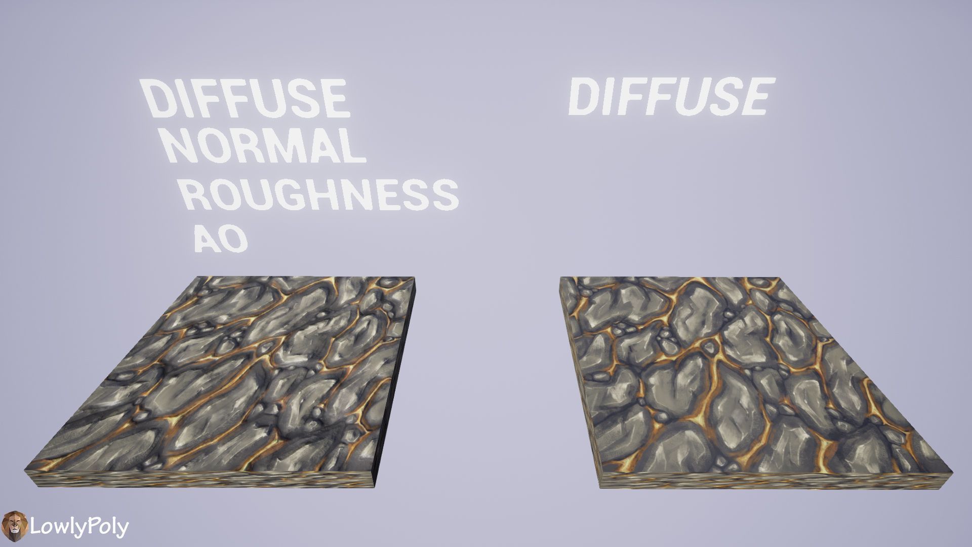 Stylized Rocks Vol 25 - Hand Painted Texture Pack Texture_17