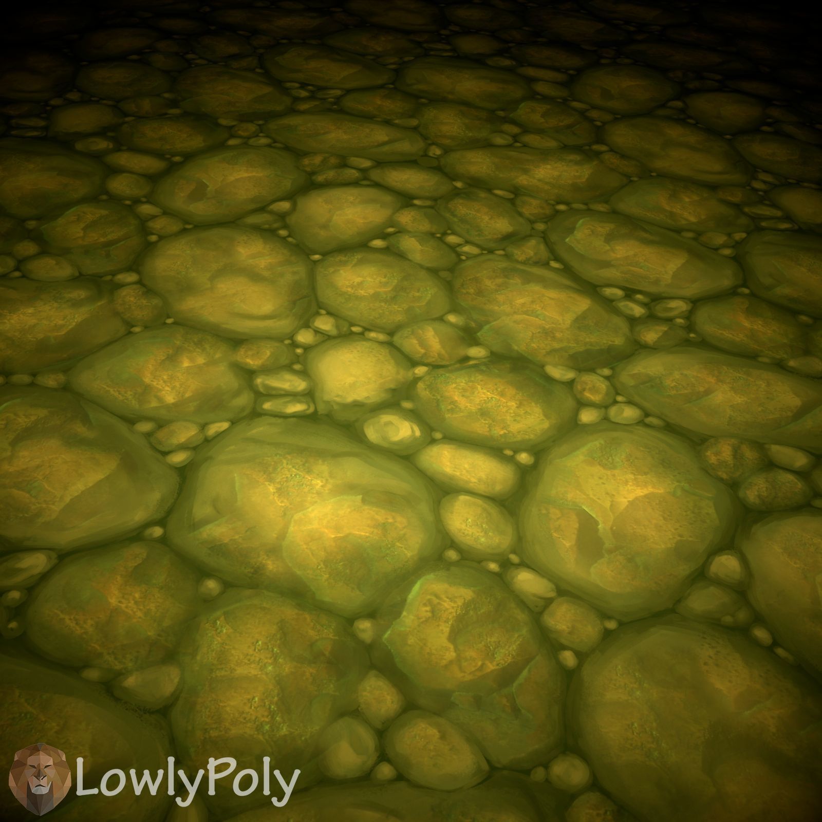 Stylized Rocks Vol 25 - Hand Painted Texture Pack Texture_8