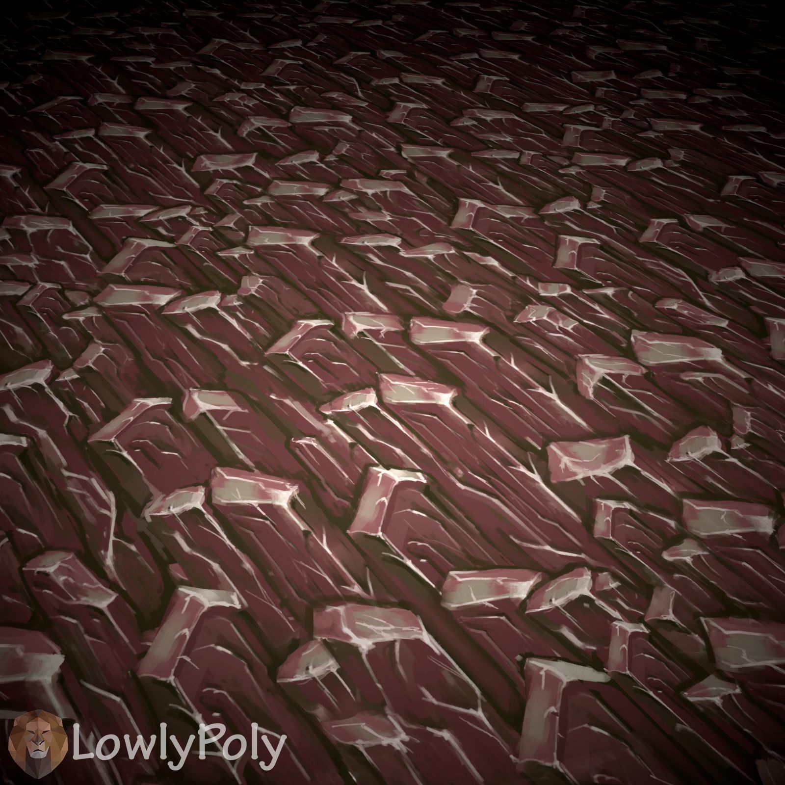 Stylized Rocks Vol 25 - Hand Painted Texture Pack Texture_11